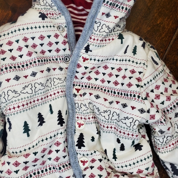 Burt's Bees Baby Reversable Holiday Sweater - Picture 5 of 9